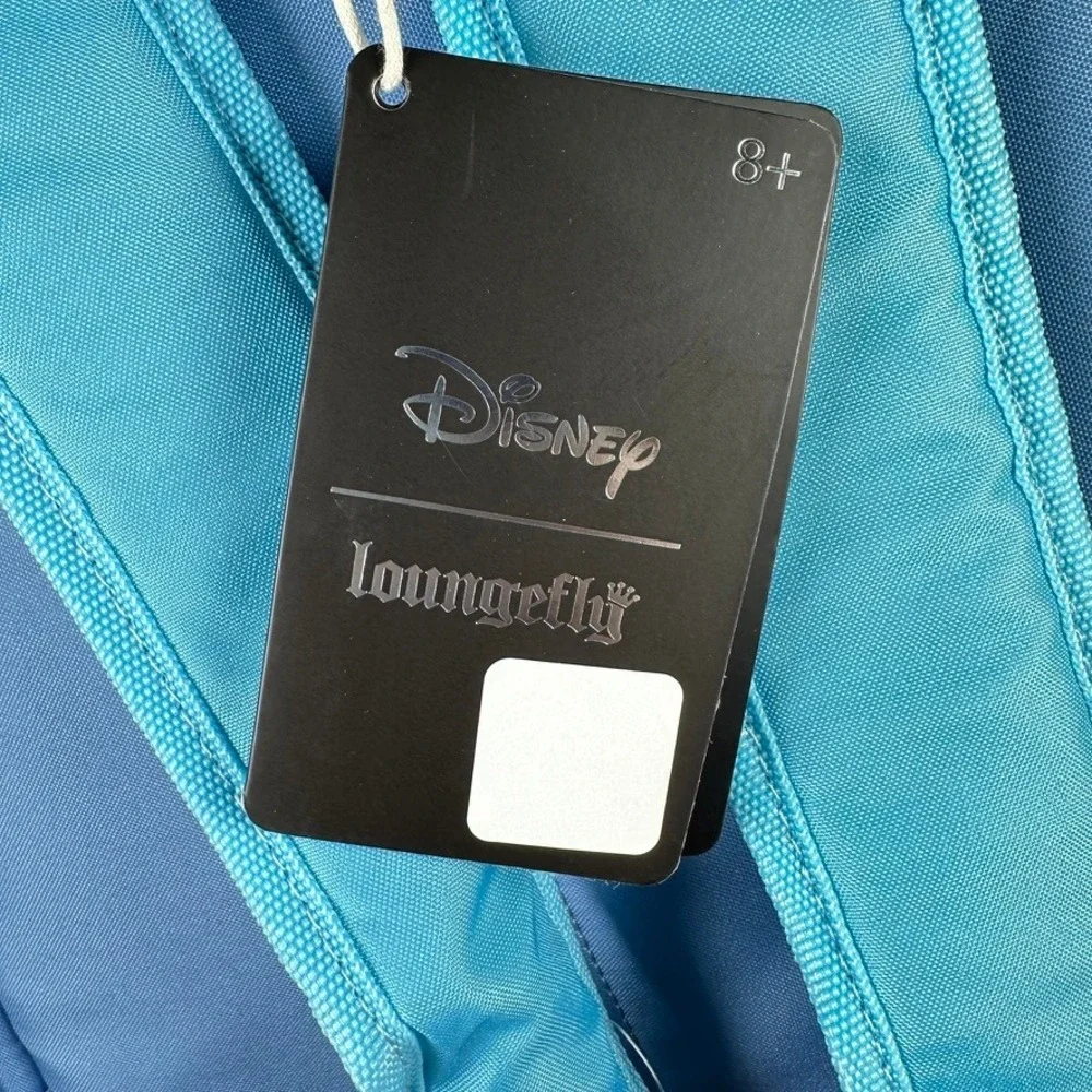Loungefly Disney Stitch 626 Full Size Backpack Blue NWT Nylon Cosplay WDBK3392